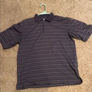 Gray and green short sleeve gold shirt